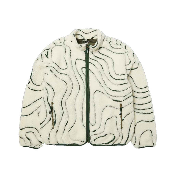 Huf x Toyota Topography High Pile Jacket - Natural