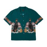 Huf Best Boys S/S Resort Shirt - Pine