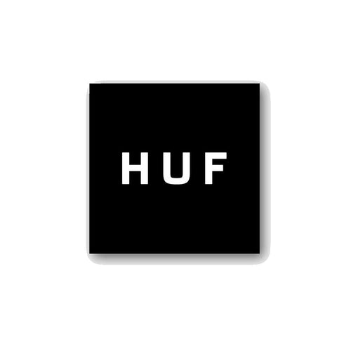 Huf Box Logo Sticker - Black