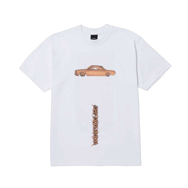 Huf Car Club S/S Tee - White