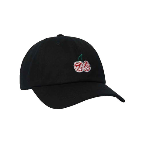 Huf Cherries 6 Panel CV Hat - Black