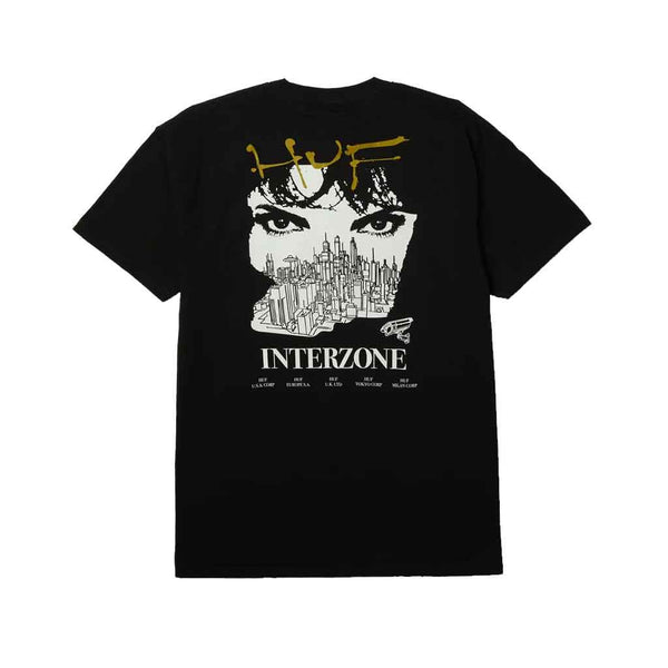 Huf Interzone S/S Tee - Black