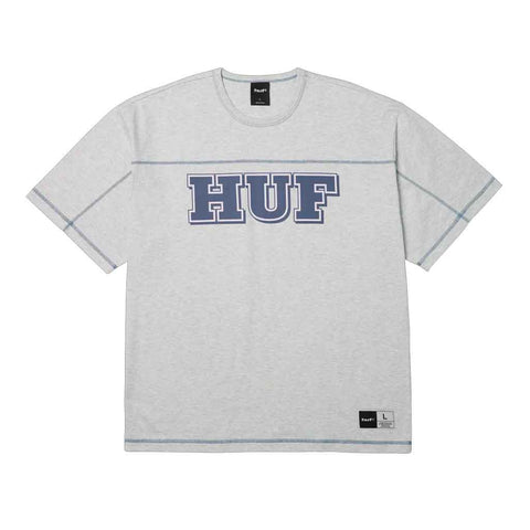 Huf Legacy Football Tee - Heather Grey