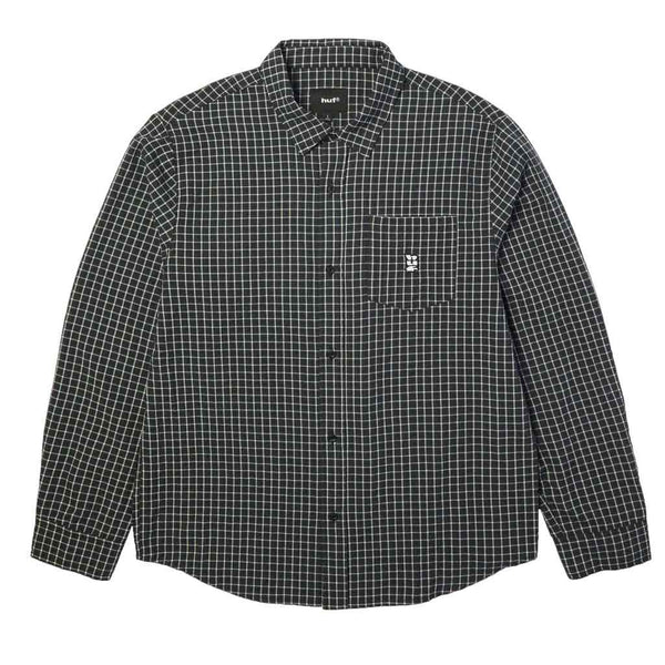 Huf Megablast L/S Woven Top - Black