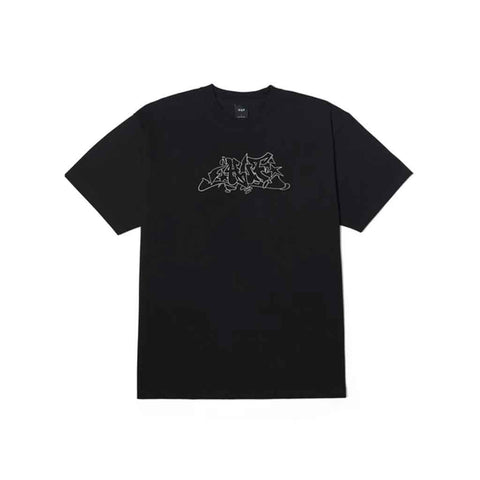 Huf Outlines S/S Tee - Black