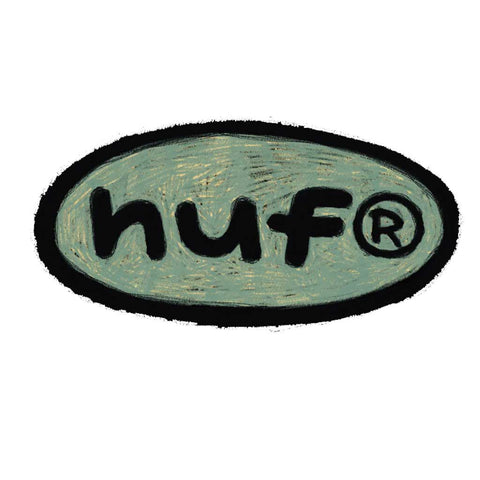 Huf Pencilled In Sticker