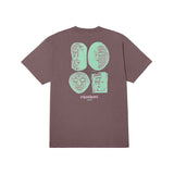 Huf Rhythms S/S Tee - Light Plum Back