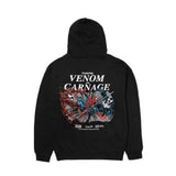 Huf x Spiderman Maximum Carnage PO Hoodie - Black Back