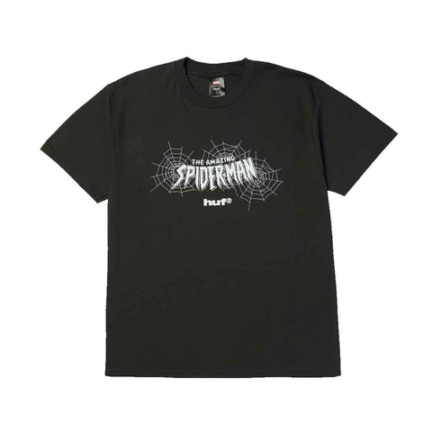 Huf x Spiderman Secret Wars S/S Washed Tee - Washed Black