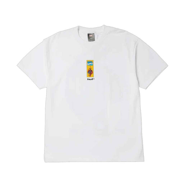 Huf x Spiderman Upside Down S/S Tee - White