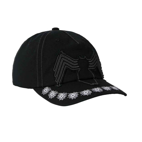 Huf x Spiderman Venom Washed Snapback - Washed Black
