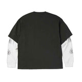 Huf x Spiderman Web L/S Double Layer Top - Black Back