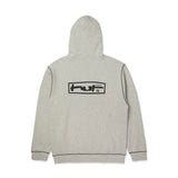 Huf Stretch FZ Hoodie - Ash Back