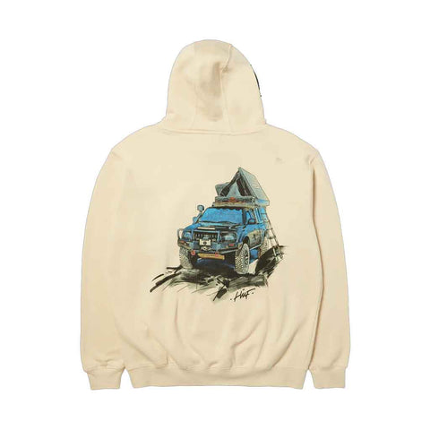 Huf x Toyota Tacoma Overland P/O Hoodie - Sand