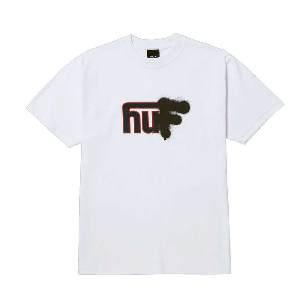 Huf Upside Downtown S/S Tee - White