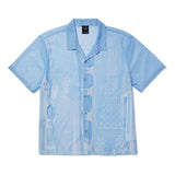 Huf World Tour S/S Lace Shirt - Cloud Blue