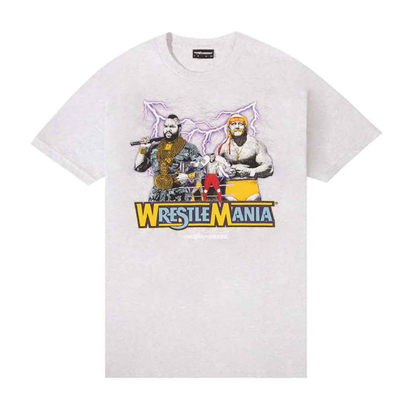 The Hundreds x WWE Hulk Hogan VS Mr. T S/S Tee - Ash Heather