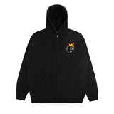The Hundreds Outstanding Zip Hoodie - Black Front