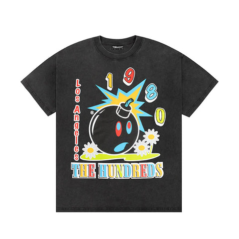 The Hundreds Santee Adam S/S Tee - Washed Black