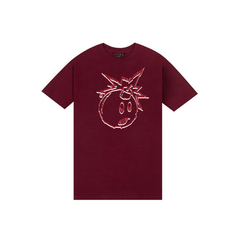 The Hundreds Shattered S/S Tee - Burgundy