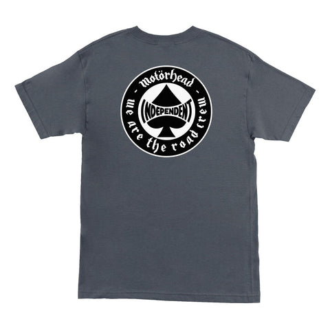 Independent x Motorhead Spade S/S Tee - Charcoal