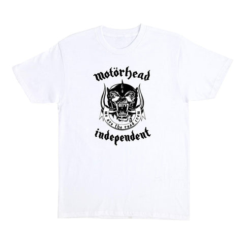 Independent x Motorhead Warpig S/S Tee - White