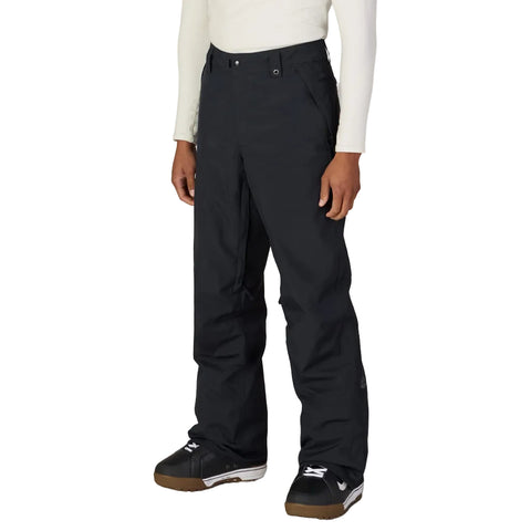 A person wearing blackski pants 