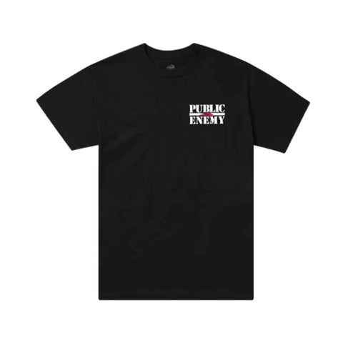 Lakai x Public Enemy Sniper Logo S/S Tee - Black Front