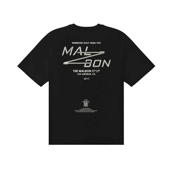 Malbon Bermuda Sport Utility Tee - Black