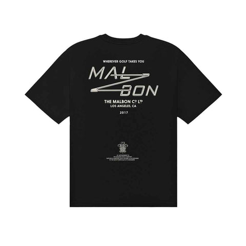 Malbon Bermuda Sport Utility Tee - Black