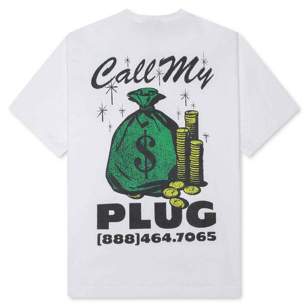 Market Call My Plug S/S Tee - White