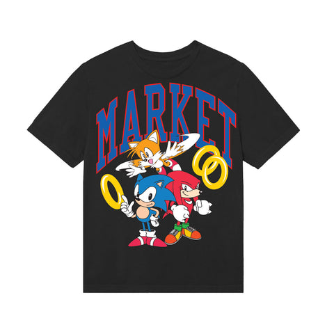 Market x Sonic Group Tee - Black