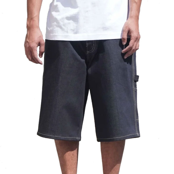 Neo Blue Carpenter Baggy Shorts - Granite Blue 
