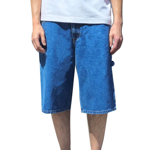 Neo Blue Carpenter Baggy Shorts - Medium Blue