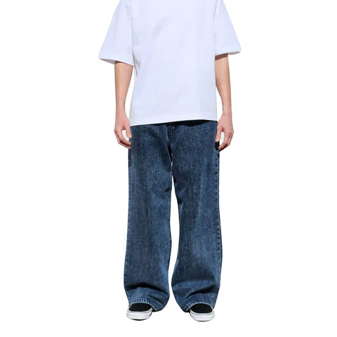 Neo Blue Super Baggy Pant - Acid Stone Dark Blue