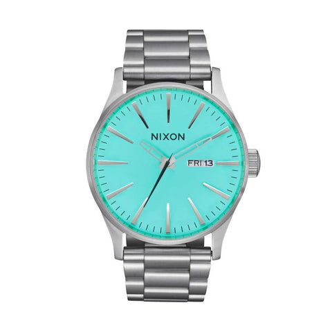Nixon Sentry SS - Silver/Turquoise