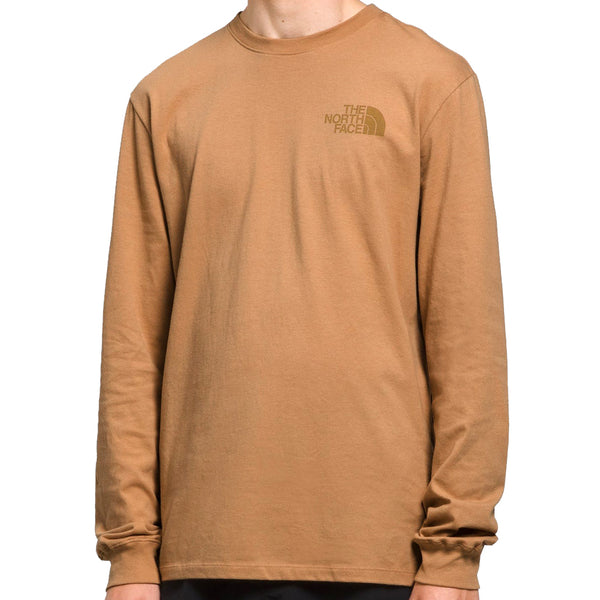 The North Face L/S Hit Graphic Tee - Almond Butter Front