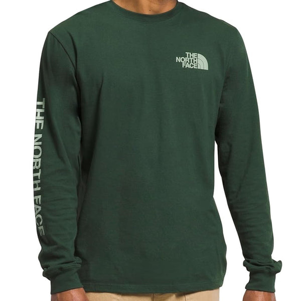 The North Face L/S Hit Graphic Tee - Pine Needle Front