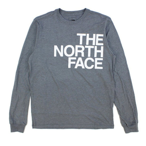 The North Face Brand Proud L/S Tee - TNF Grey/White Front