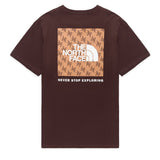 The North Face Box NSE Tee - Coal Brown Back