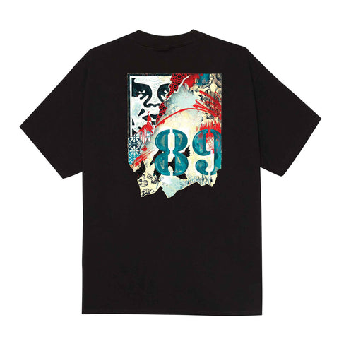 Obey Lisbon Icon S/S Tee - Black