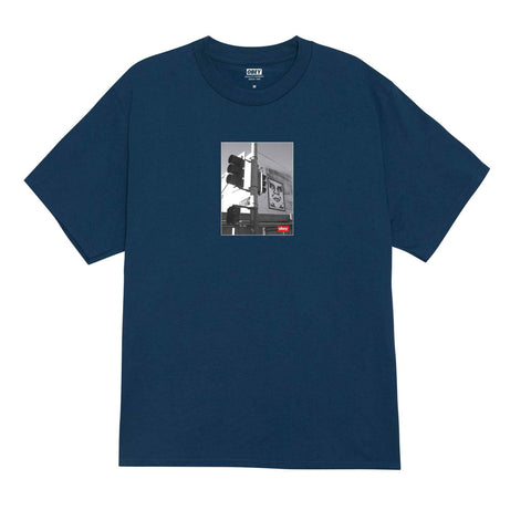Obey Los Angeles Photo S/S Tee - Harbor Blue
