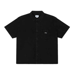 Obey Owens Denim Woven Shirt - Faded Black