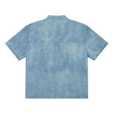Obey Owens Denim Woven Shirt - Bleached Indigo Back