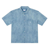 Obey Owens Denim Woven Shirt - Bleached Indigo