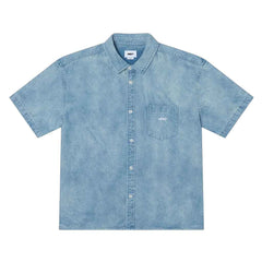 Obey Owens Denim Woven Shirt - Bleached Indigo