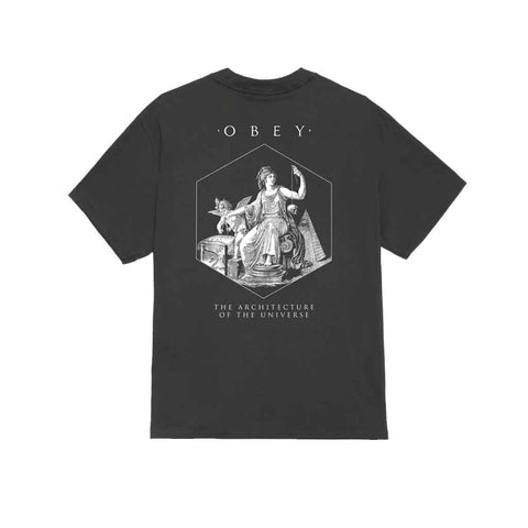 Obey Architecture of the Uni S/S Tee - Vintage Black