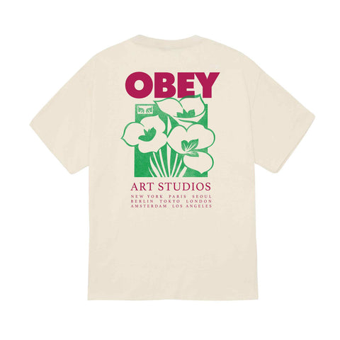 Obey Art Studio Flowers S/S Tee - White