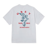 Obey Bad Ideas Eagle S/S Tee - White Back