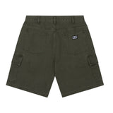 Obey Bigwig Baggy Denim Cargo Short - Grape Leaf Back